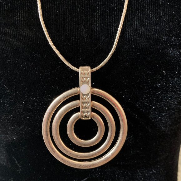 Ballet Brushed Gold Opera Statement Necklace - Picture 2 of 6